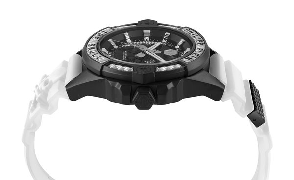 Philipp Plein Philipp Plein PWAAA1822 The Skull Carbon Fiber horloge 44 mm