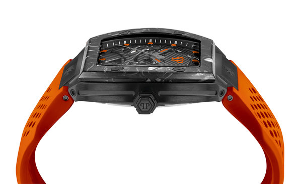 Philipp Plein Philipp Plein PWBAA1222 The Skeleton Topaz Sport Master horloge 44 mm