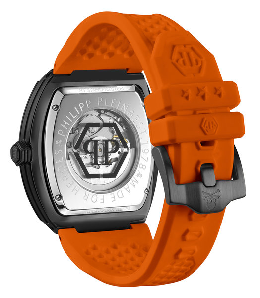 Philipp Plein Philipp Plein PWBAA1222 The Skeleton Topaz Sport Master horloge 44 mm