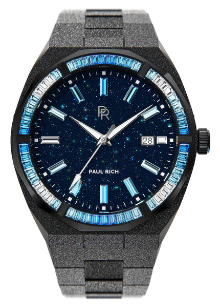 Paul Rich Paul Rich Frosted Arctic Crystal Black AC01-A automatisch horloge 45 mm