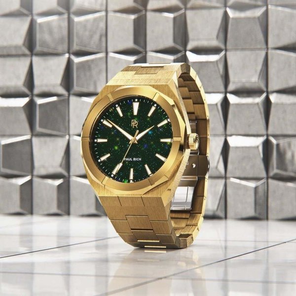 Paul Rich Paul Rich Star Dust Green Gold SD03 horloge 45 mm DEMO