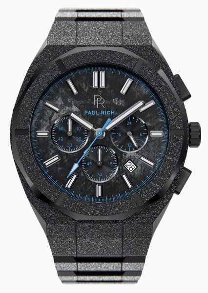 Paul Rich Paul Rich Limited Motorsport LMS01 Frosted Carbon Blue horloge