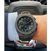 Paul Rich Paul Rich Limited Motorsport LMS01 Frosted Carbon Blue horloge