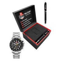 Jacques du Manoir horloge JDM Military JDM-WG017-01 Charlie II Chrono