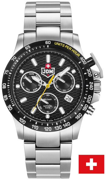 Jacques du Manoir horloge JDM Military JDM-WG017-01 Charlie II Chrono