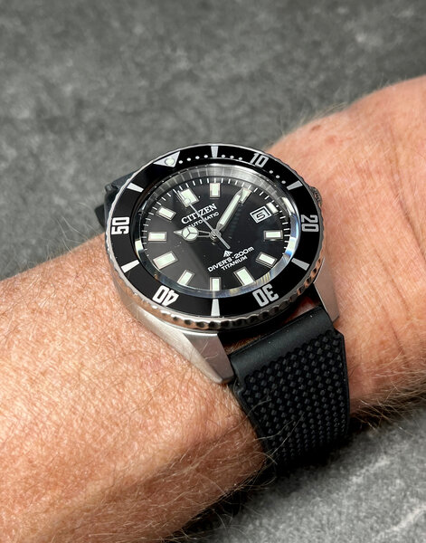 Citizen Citizen NB6021-17E Promaster Marine titanium horloge