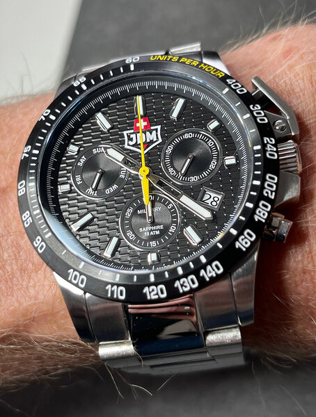 Jacques du Manoir horloge JDM Military JDM-WG017-01 Charlie II Chrono