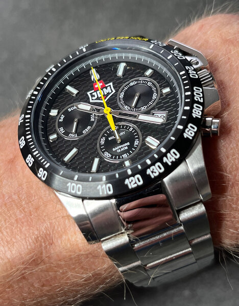 Jacques du Manoir horloge JDM Military JDM-WG017-01 Charlie II Chrono