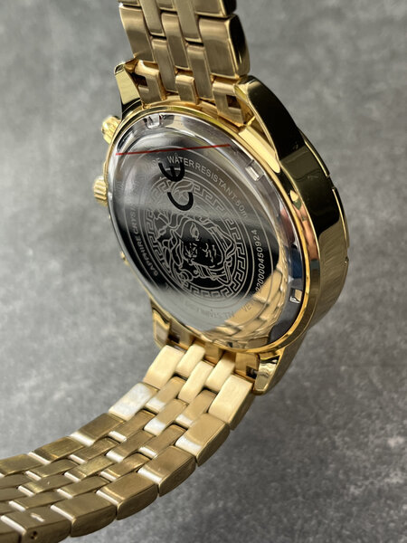 Versace Versace VEV600619 Chrono Signature heren horloge goud 44 mm