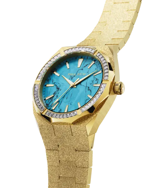 Paul Rich Paul Rich Frosted Star Dust Azure Dream Gold FSD21 horloge