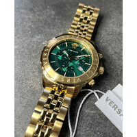 Versace Versace VEV600619 Chrono Signature heren horloge goud 44 mm DEMO