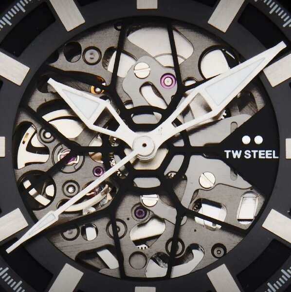 TW Steel TW Steel VS132 Volante Skeleton horloge 45 mm