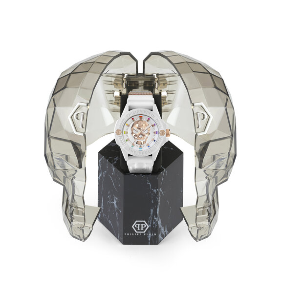 Philipp Plein Philipp Plein PWUBA0123 The Skull Ecoceramic horloge