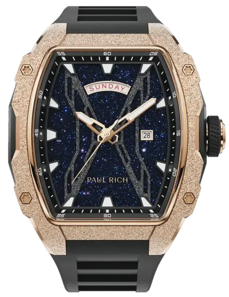 Paul Rich Paul Rich Astro Day & Date Eclipse Gold FAS13 horloge 42.5 mm