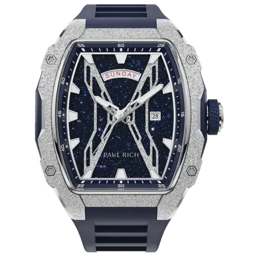 Paul Rich Astro Day & Date Lunar Silver FAS11 horloge
