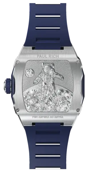Paul Rich Paul Rich Astro Day & Date Lunar Silver FAS11 horloge 42.5 mm