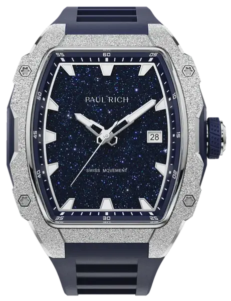 Paul Rich Paul Rich Astro Lunar Silver FAS01 horloge 42.5 mm