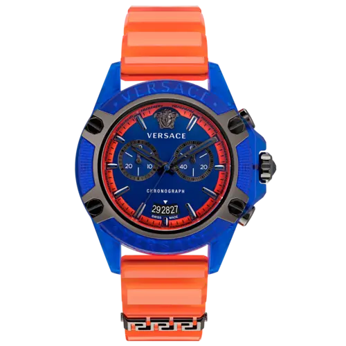 Versace VEZ700922 The Hexagon Chrono horloge 44 mm