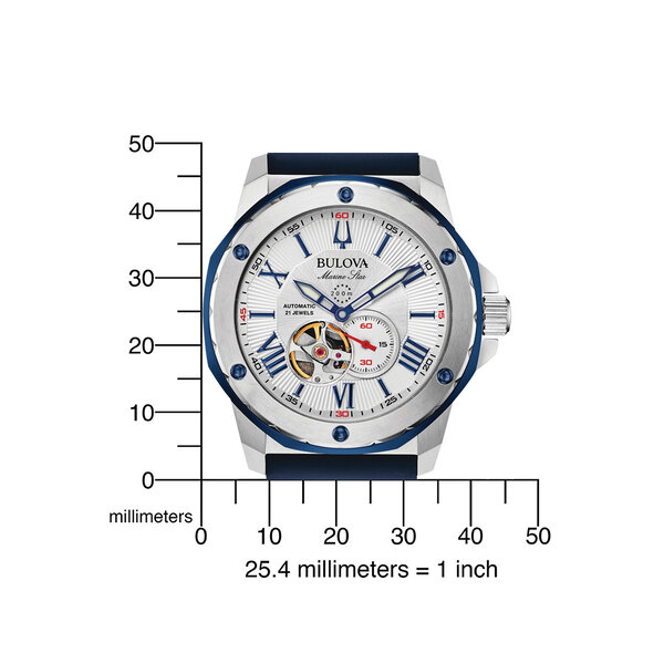 Bulova 98A225 Marine Star automatisch horloge 45 mm