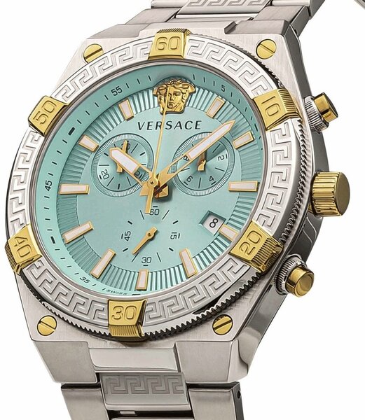 Versace Versace VESO01223 Sporty Greca horloge 46 mm