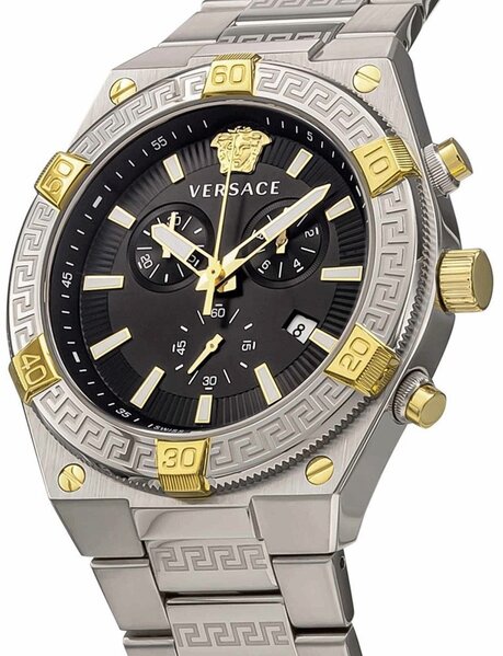 Versace VESO01123 Sporty Greca horloge 46 mm