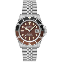 Duxot DX-2057-99 Chocolate Brown Atlantica Diver automatisch horloge