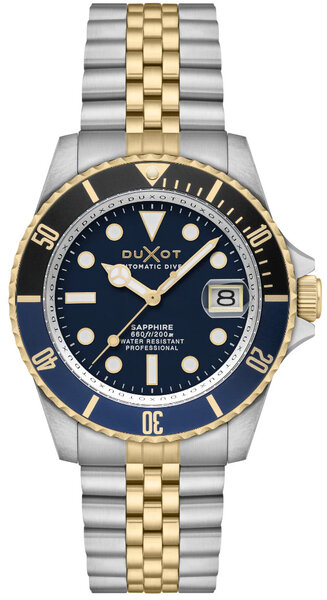 Duxot Duxot DX-2057-AA Two Tone Blue Atlantica Diver automatisch horloge