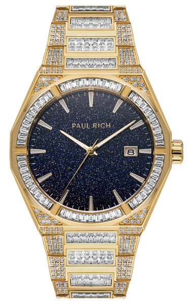 Paul Rich Paul Rich Iced Star Dust II Gold ISD202 horloge 43 mm