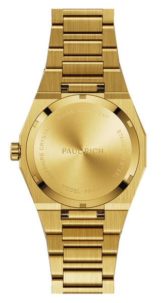Paul Rich Paul Rich Iced Star Dust II Gold ISD202 horloge 43 mm