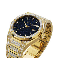 Paul Rich Paul Rich Iced Star Dust II Gold ISD202 horloge 43 mm