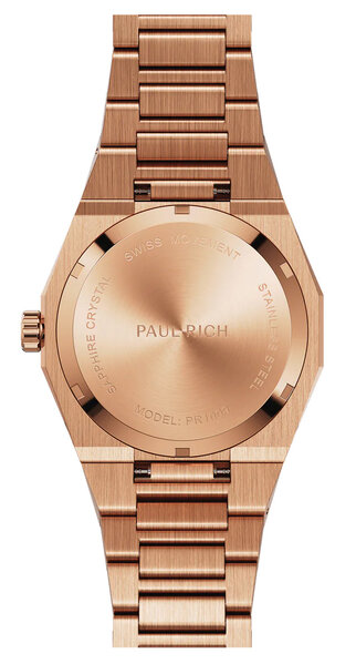 Paul Rich Paul Rich Iced Star Dust II Rose Gold ISD204 horloge 43 mm