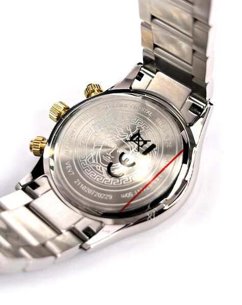 Versace Versace VEV700419 Chrono Classic heren horloge chronograaf 44 mm