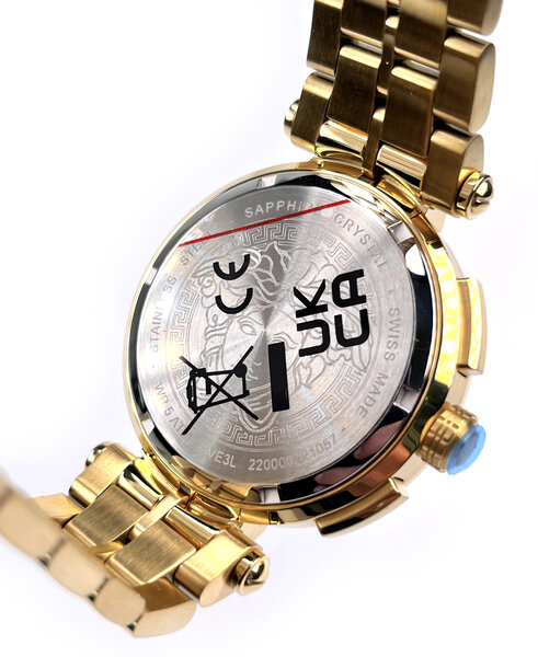 Versace Versace VE3L00522 Greca Chrono heren horloge 45 mm
