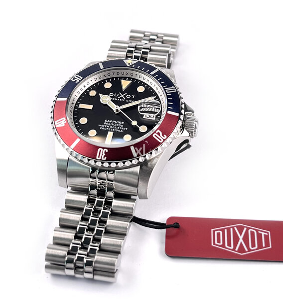 Duxot DX-2057-11 Onyx Black Atlantica Diver automatisch horloge