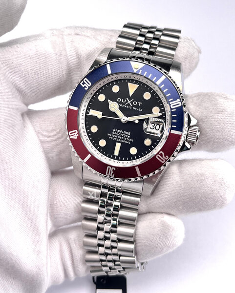 Duxot DX-2057-11 Onyx Black Atlantica Diver automatisch horloge