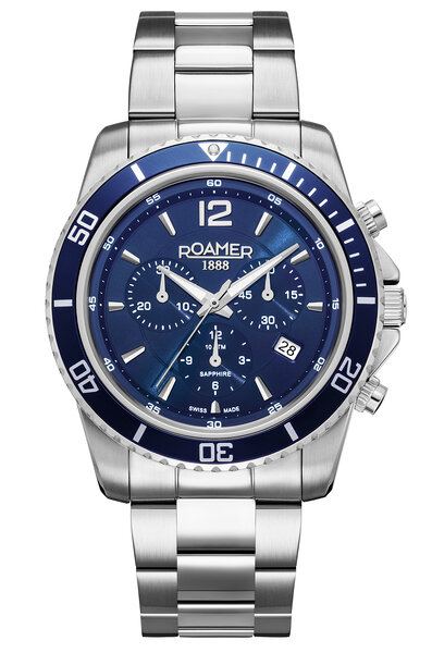 Roamer Roamer Nautic Chrono 100 862837 41 45 20 horloge 43 mm