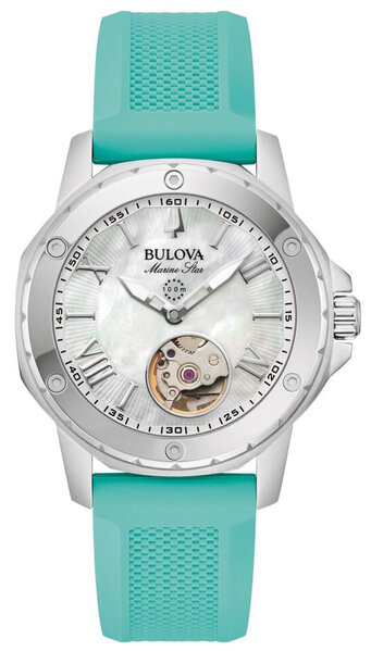 Bulova Bulova 96L325 Marine Star automatisch dameshorloge 34 mm