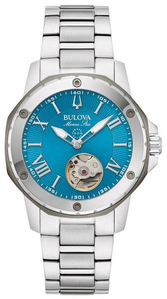 Bulova Bulova 98L317 Marine Star automatisch dameshorloge 34 mm