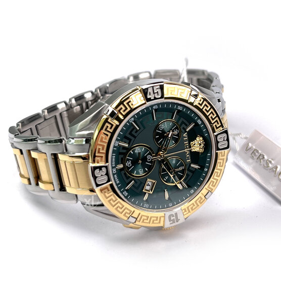 Versace Versace VE5CA0423 Chrono Sporty horloge 46 mm