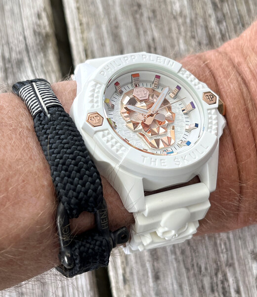 Philipp Plein Philipp Plein PWUBA0123 The Skull Ecoceramic horloge