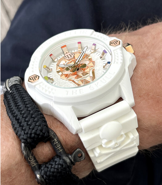 Philipp Plein Philipp Plein PWUBA0123 The Skull Ecoceramic horloge