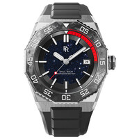 Paul Rich Paul Rich Aquacarbon Pro Midnight Silver DIV03 horloge