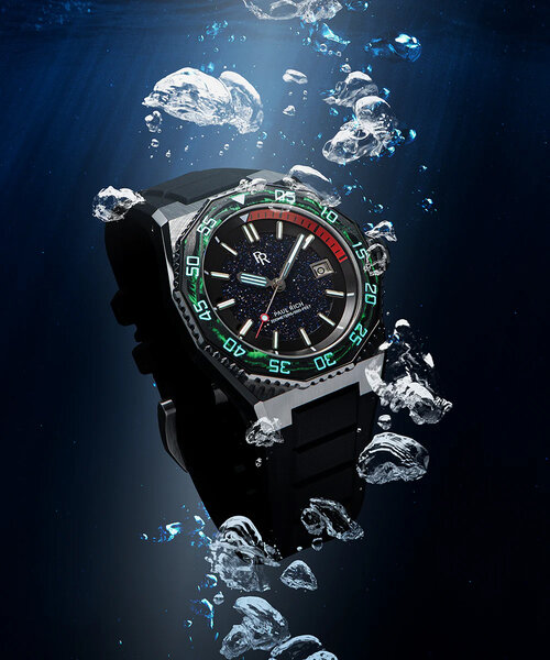 Paul Rich Paul Rich Aquacarbon Pro Midnight Silver DIV03 horloge
