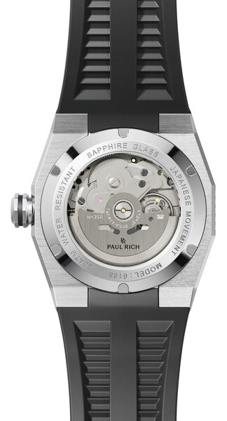 Paul Rich Paul Rich Aquacarbon Pro Midnight Silver DIV03-A automatisch horloge