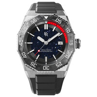 Paul Rich Paul Rich Aquacarbon Pro Midnight Silver DIV03-A automatisch horloge