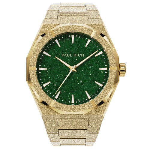 Paul Rich Frosted Star Dust II Gold Green FRSD208 horloge
