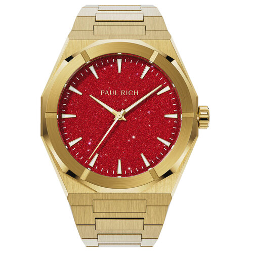 Paul Rich Star Dust II Gold Red SD207 horloge