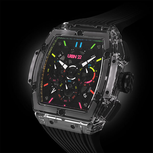 URBN22 URBN22 Nitro Clear Mayhem streetlife chronograaf horloge