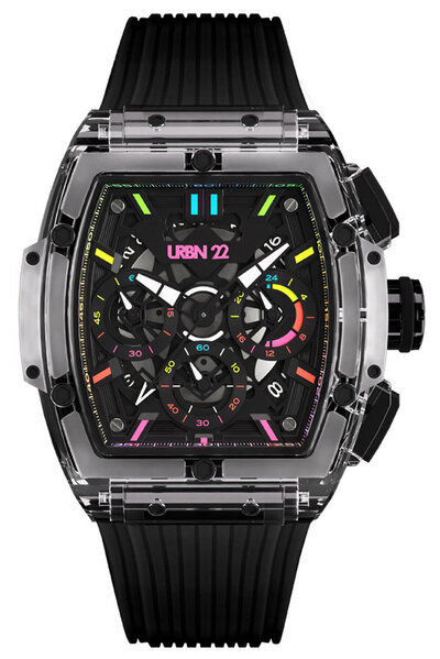 URBN22 URBN22 Nitro Clear Mayhem streetlife chronograaf horloge