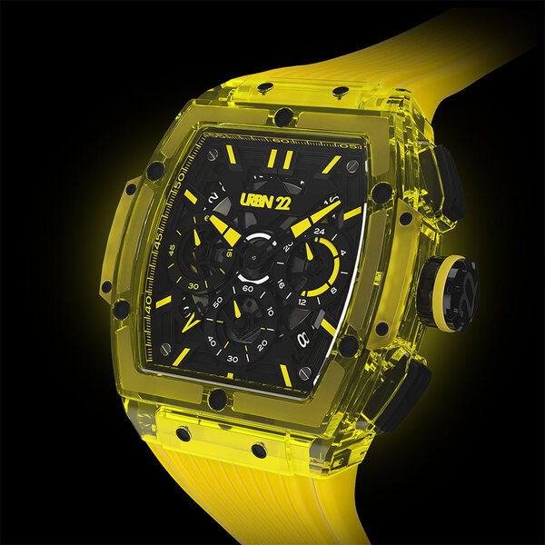 URBN22 URBN22 Nitro Screaming Yellow streetlife chronograaf horloge